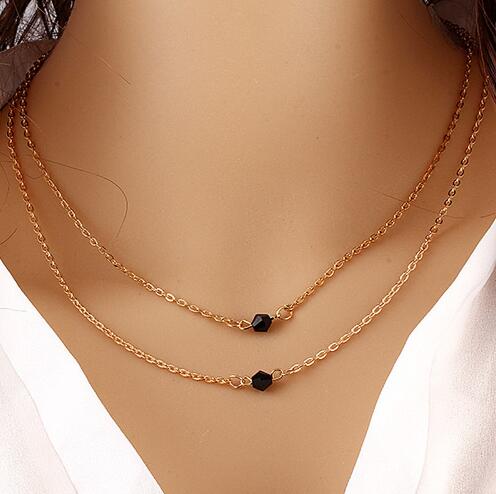 fashion jewelry multi layer necklace for women